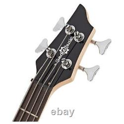 Chicago Bass Guitar + 15W Amp Pack Black