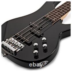 Chicago Bass Guitar by Gear4music Black