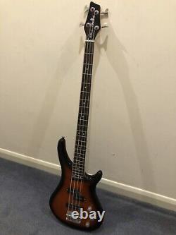 Chord 4 String CCB90 Electric Bass Guitar Sunburst