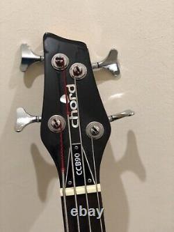 Chord 4 String CCB90 Electric Bass Guitar Sunburst