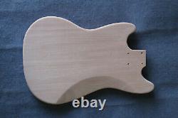 Coban Guitars DIY Bass Guitar 30 Scale Length MT1 Mahogany Chrome White Pick