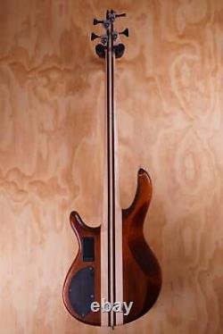 Cort A4 Plus FMMH Electric 4-String Bass Guitar in Open Pore Natural, USED