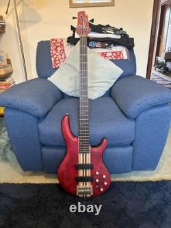 Cort A4 Plus FMMH OPBC Bass Guitar with Gig Bag