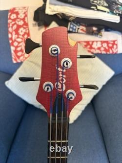 Cort A4 Plus FMMH OPBC Bass Guitar with Gig Bag