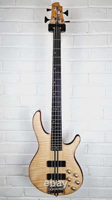 Cort A4 Plus Fmmh Open Pore Natural 4 String Electric Bass Guitar