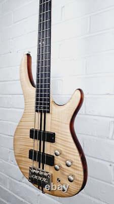 Cort A4 Plus Fmmh Open Pore Natural 4 String Electric Bass Guitar