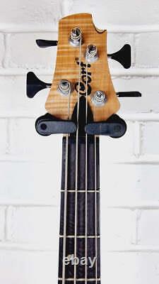 Cort A4 Plus Fmmh Open Pore Natural 4 String Electric Bass Guitar