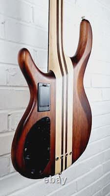 Cort A4 Plus Fmmh Open Pore Natural 4 String Electric Bass Guitar