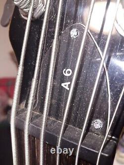 Cort A6 6 String Bass Guitar With Gig Bag Great Instrument Very Good Condition