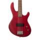 Cort Action Junior Bass Guitar, Open Pore Black Cherry (new)