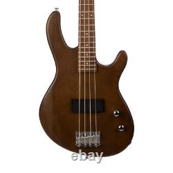 Cort Action Junior Electric Bass guitar, Open Pore Walnut (NEW)