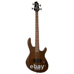 Cort Action Junior Electric Bass guitar, Open Pore Walnut (NEW)