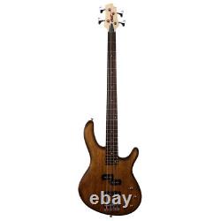 Cort Action PJ Bass Guitar, Open Pore Walnut (NEW)