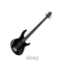 Cort Action Plus PJ Bass Guitar, Black