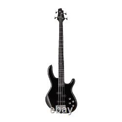 Cort Action Plus PJ Bass Guitar, Black