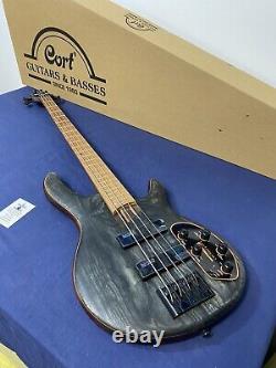 Cort B4 Element OPTB 4 String Bass Guitar in Open Pore Trans Black