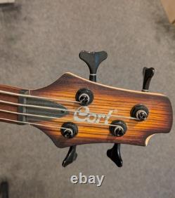 Cort C4 Plus OVMH 4-String Bass Antique Brown Burst