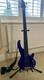 Cort Curbow 4-string Bass Guitar Electric Blue Rare Discontinued Model