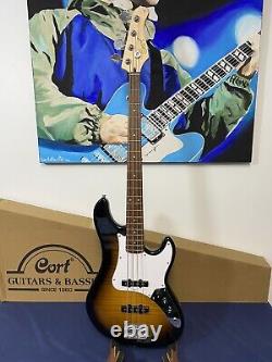 Cort GB24JJ 2T 4 String Bass Guitar in 2 Tone Vintage Burst