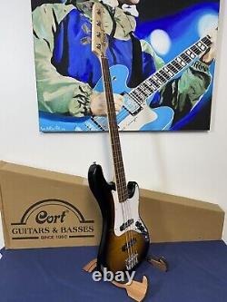Cort GB24JJ 2T 4 String Bass Guitar in 2 Tone Vintage Burst