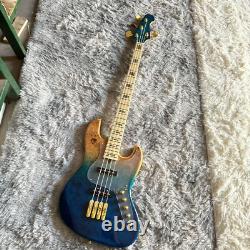Custom 4-string bass electric guitar golden hardware maple fingerboard