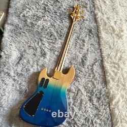 Custom 4-string bass electric guitar golden hardware maple fingerboard