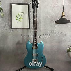 Custom 8 Strings Electric Bass Guitar Mahogany Body&Neck Chrome Hardware