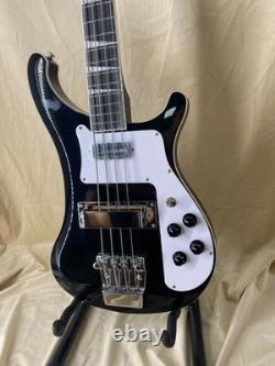 Custom Bass Electric Guitar Black 4 String A Top Quality rosewood fingerboard Custom Bass Electric Guitar Black 4 String A Top Quality rosewood fingerboard