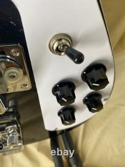 Custom Bass Electric Guitar Black 4 String A Top Quality rosewood fingerboard