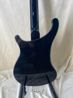 Custom Bass Electric Guitar Black 4 String A Top Quality rosewood fingerboard