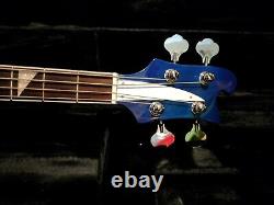 Custom Blue Burst 4 String Bass Guitar