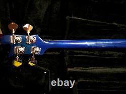 Custom Blue Burst 4 String Bass Guitar