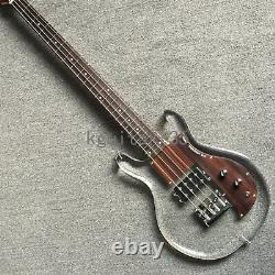 Custom Finish 4 Strings Electric Bass Guitar Acrylic Body Dan Armstrong