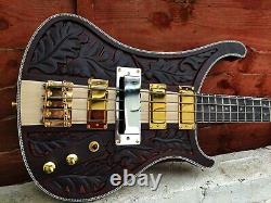 Custom Neck Through Lemmy 4 string bass guitar