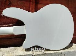 Custom Semi hollow Bass Guitar 34 inch scale