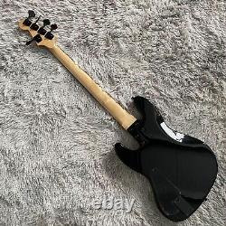 Custom Sunburst Electric Bass Guitar Flame Maple Top Basswood Body 5 strings