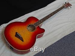 DEAN Performer Acoustic Electric BASS guitar NEW Cherry Sunburst with DEAN CASE