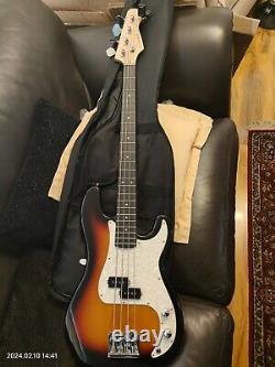 DONNER Standard Series Full Size Electric Bass With Upgrades