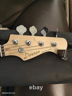 DONNER Standard Series Full Size Electric Bass With Upgrades