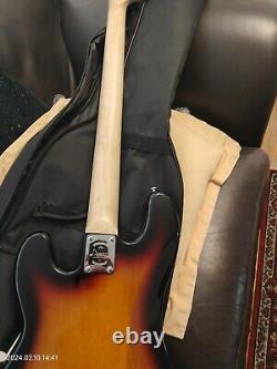 DONNER Standard Series Full Size Electric Bass With Upgrades