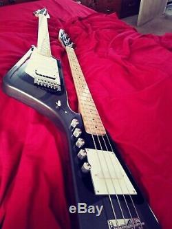 DOUBLE NECK GUITAR & BASS (designed to play guitar and bass together)