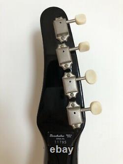 Danelectro 56 Cutaway Black & Cream 4 String Electric Bass Excellent Condition
