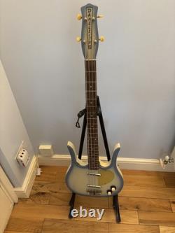 Danelectro'58 Longhorn Bass Reissue 1998 1999 Aqua Burst