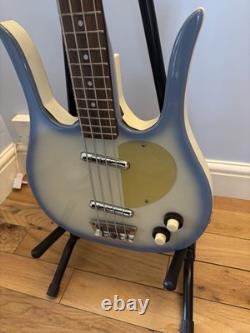 Danelectro'58 Longhorn Bass Reissue 1998 1999 Aqua Burst