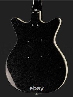 Danelectro DC59 Bass Guitar Black Short Scale with hard Case Excellent Condition