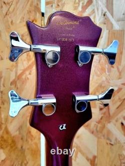 DeArmond By Guild Jet-Star Bass Korea 1998 Tyrean Purple