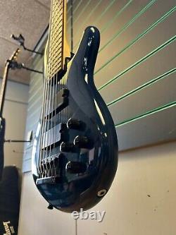 Dean Edge Q6 Transparent Blue 6-String Electric Bass