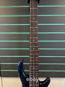 Dean Edge Q6 Transparent Blue 6-String Electric Bass