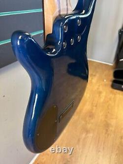 Dean Edge Q6 Transparent Blue 6-String Electric Bass