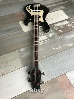 Dean Hillsboro J Bass Guitar In Trans Black. Right Handed